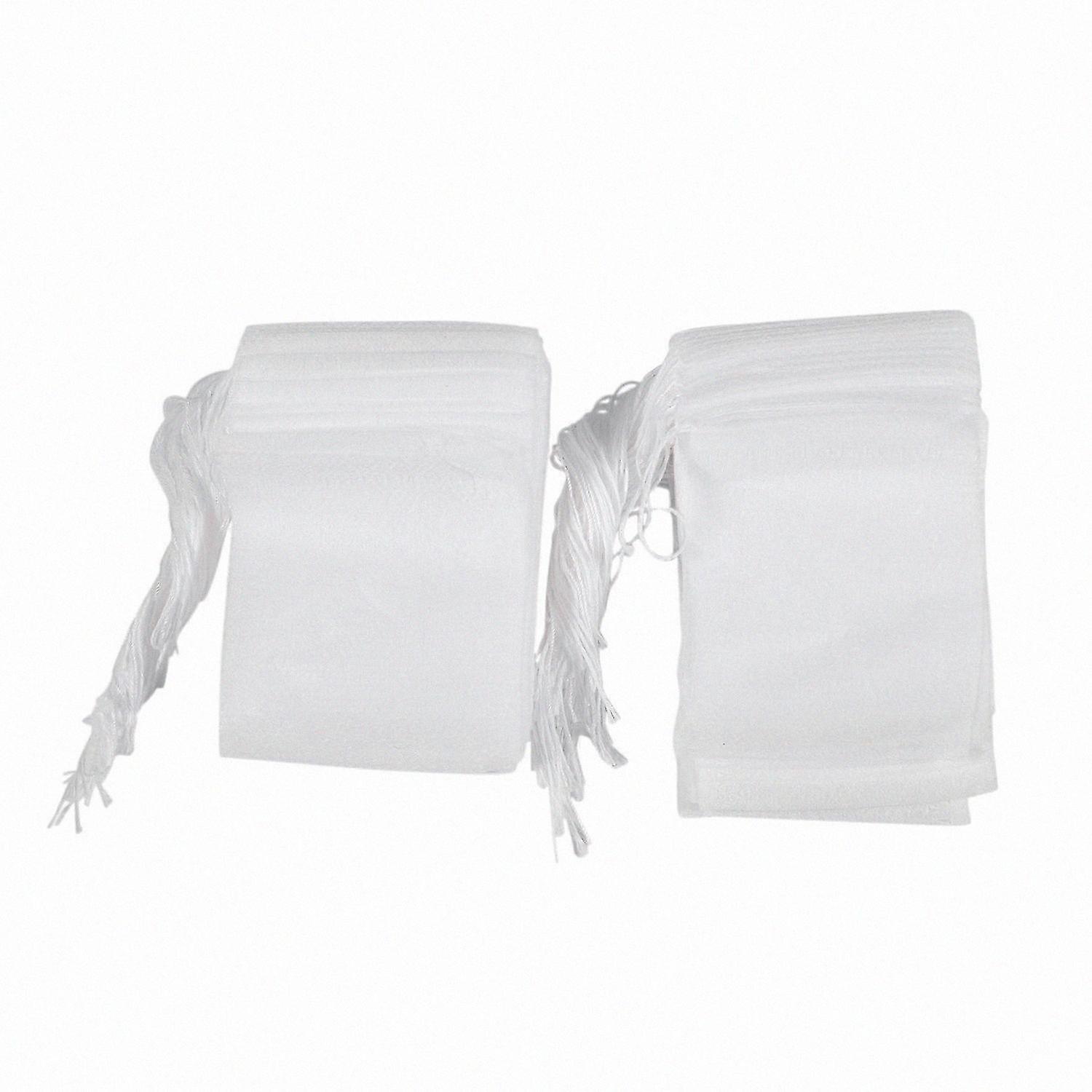 Vktech 100 Pcs Disposable Empty Tea Bag String Heat Seal Filter Paper
