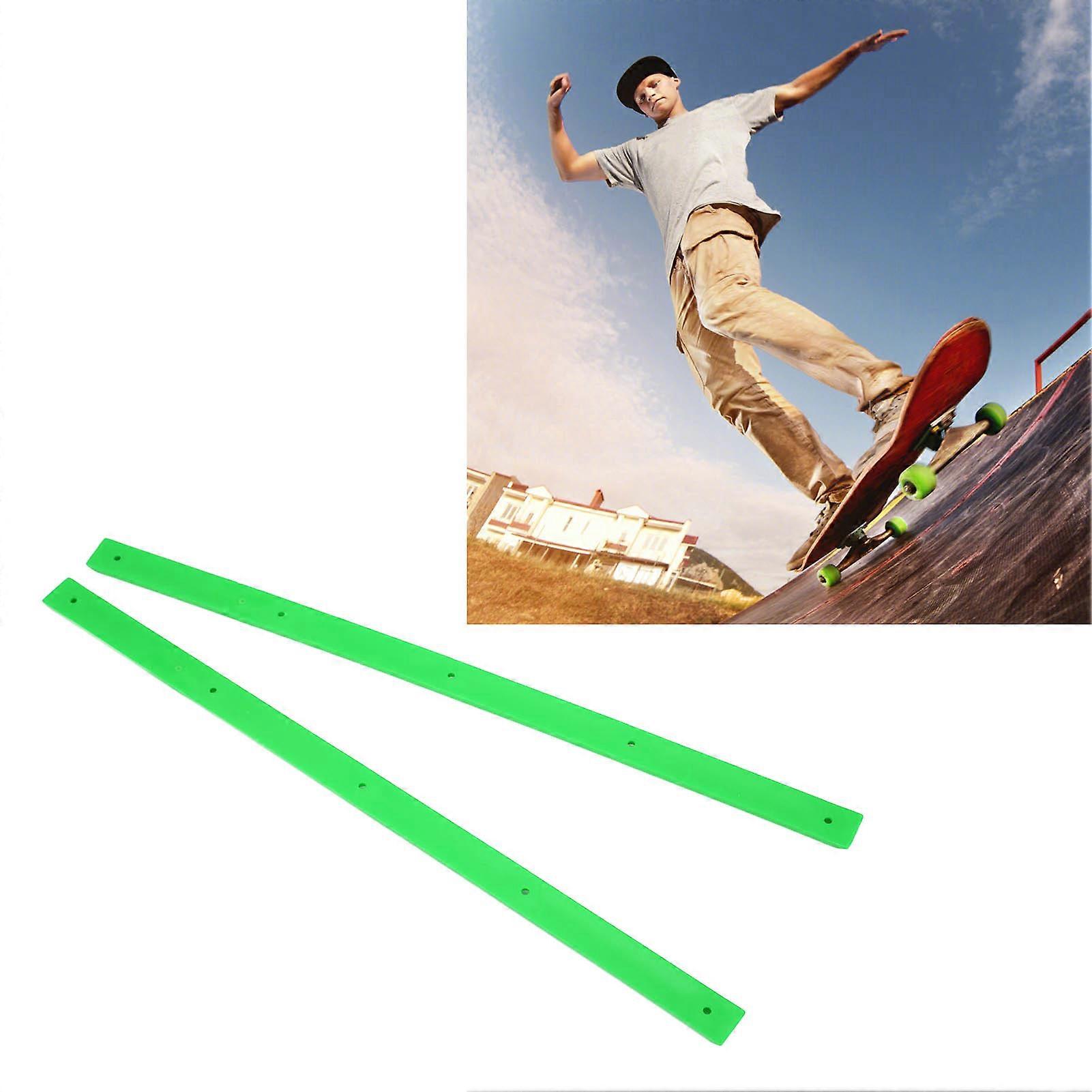 Rib Bones Rails 35.7x1.8cm Green Durable Flexible Longboard Parts