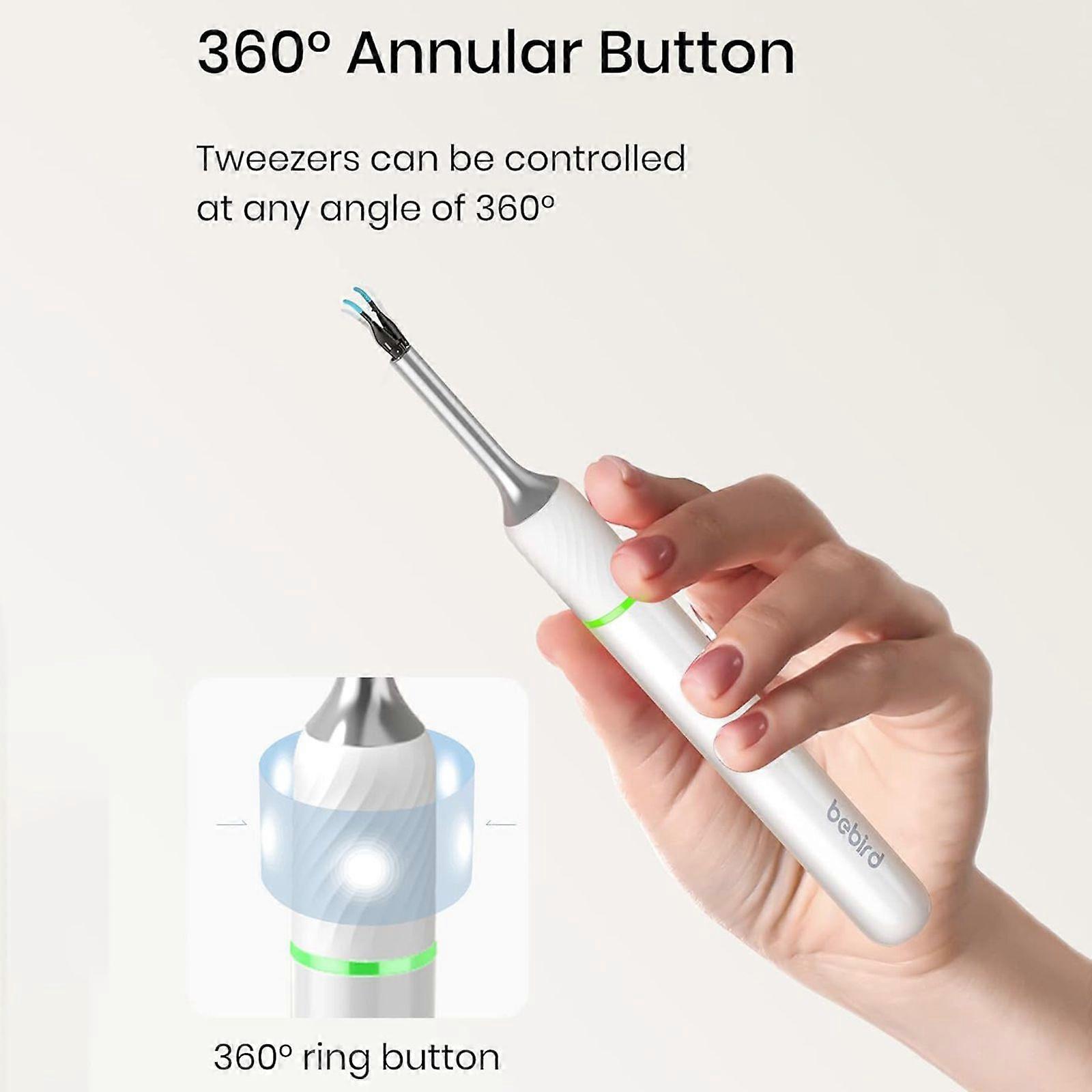 Visual Ear Scoop Endoscopic Ear Pickers Earwax Remover Tool Spoon with Tweezers Cleaning Tool For Kids