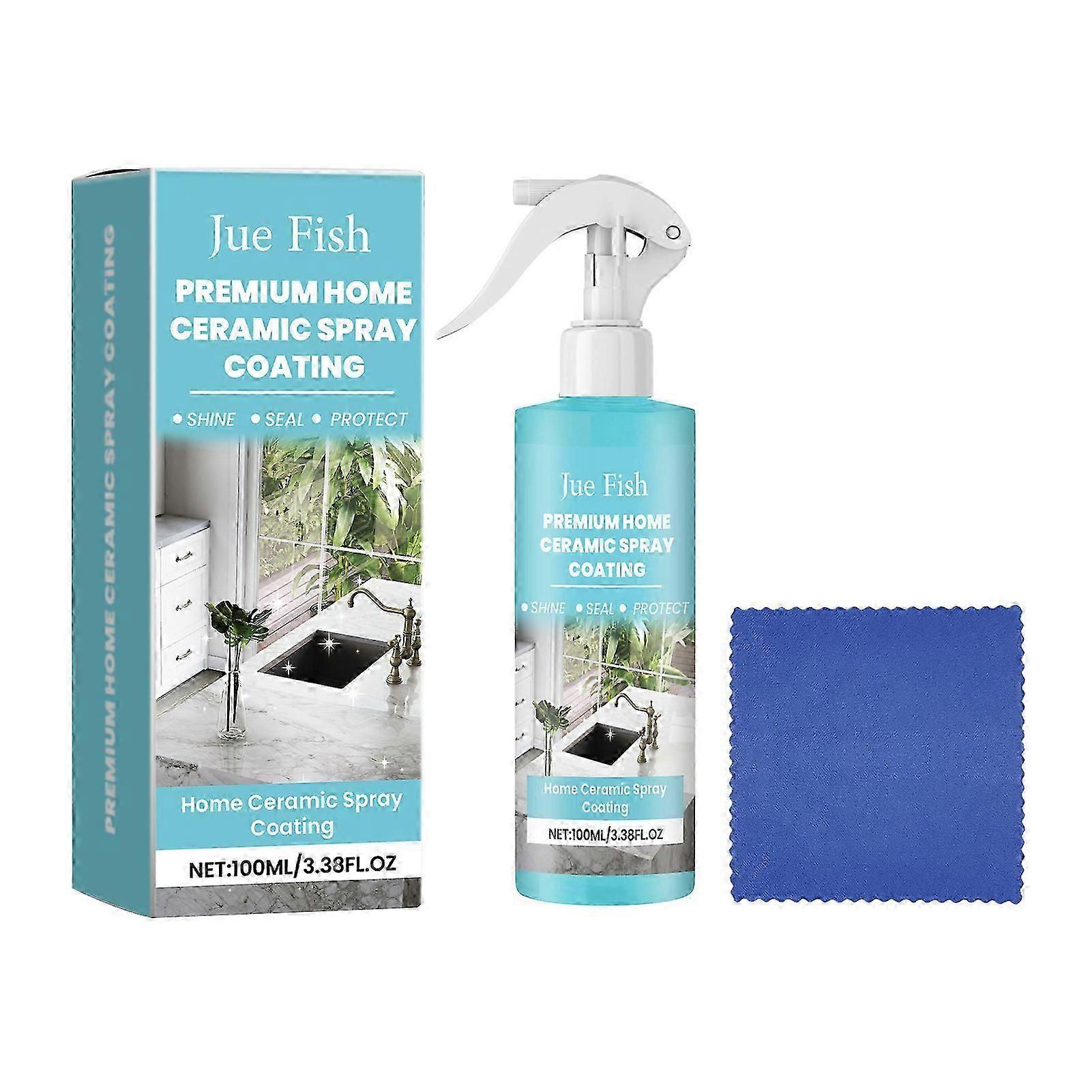 Ceramic Coating Spray for Home High Shine Repels Stains Grime Effortlessly for Protecting Appliances