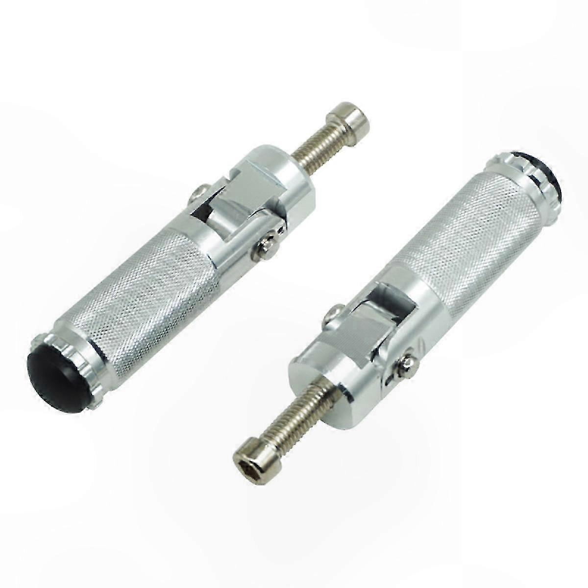 Round Foot Pedals for Motorcycle Customization - Set of 2