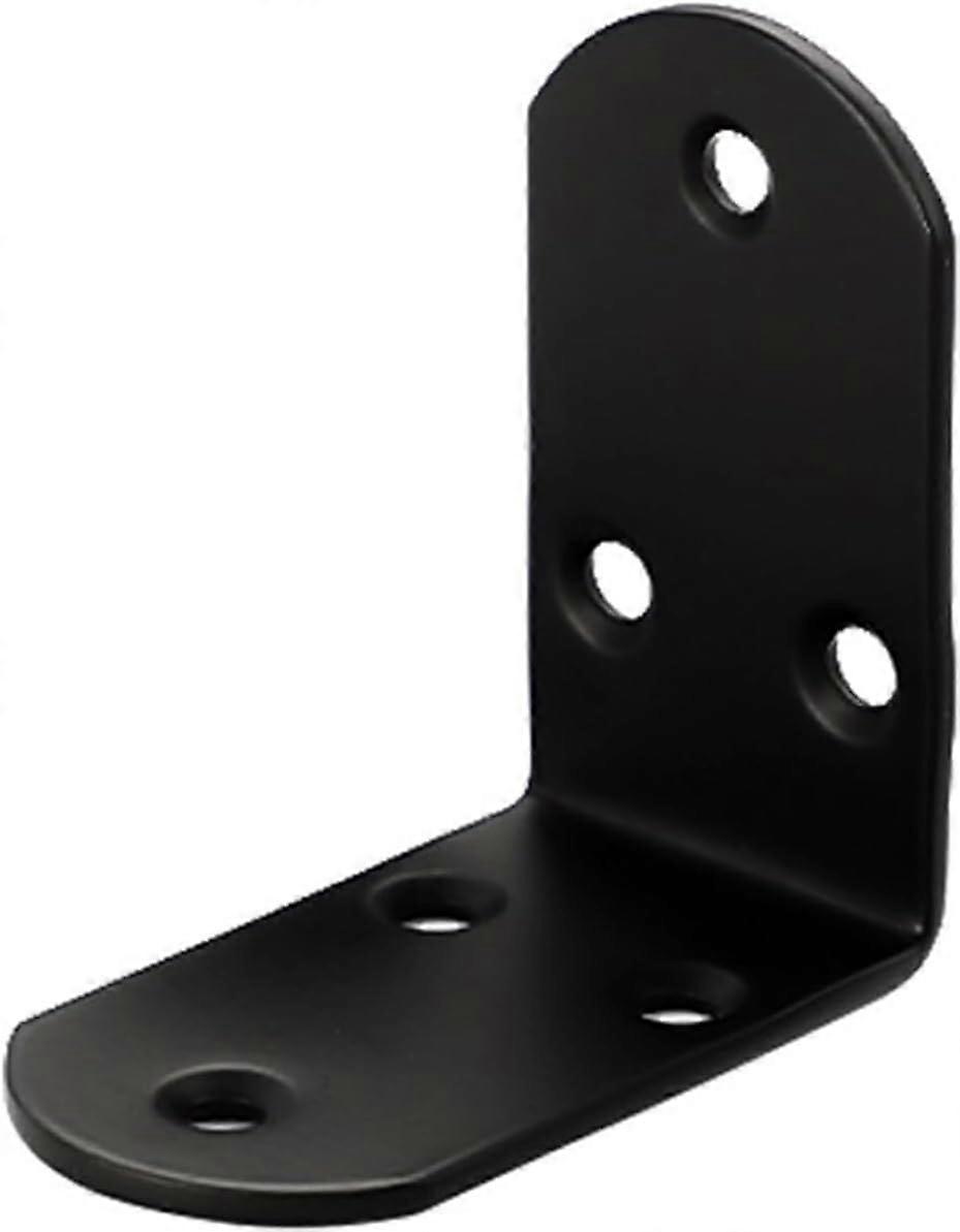 Right Angle Bracket for Furniture Reinforcement, Metal LShaped Angle Iron Connector 65x38x22mm