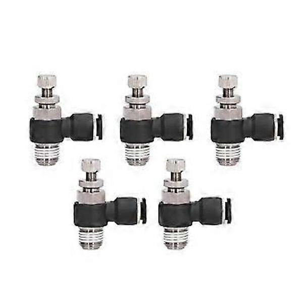 L-Type Right Angle Throttle Valve Quick Connection Convenient Angle Air Flow Control Valve 6-02