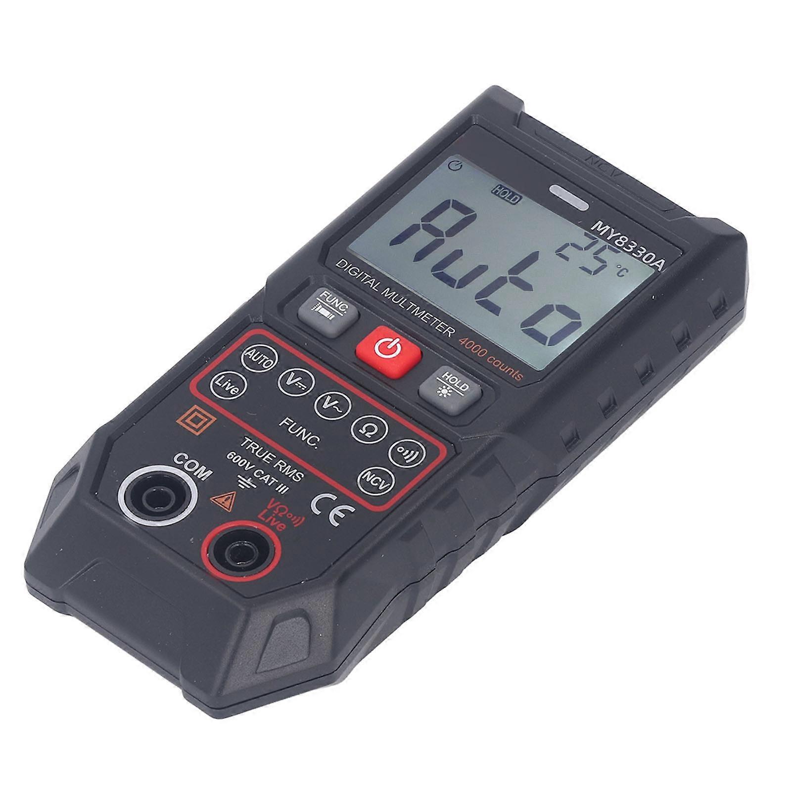 Digital Multimeter High Accuracy Auto Range Volt Amp Test Meter