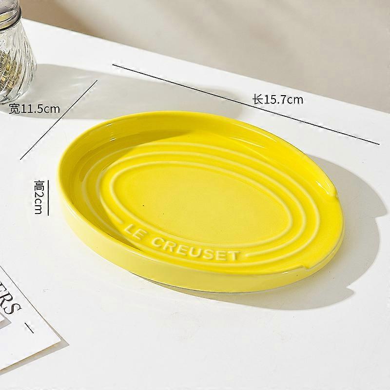 Creative Shaped Ceramic Spoon Rest Pad, Coffee Spoon Holder Soup Ladle Rack Kitchen Utensils Tableware