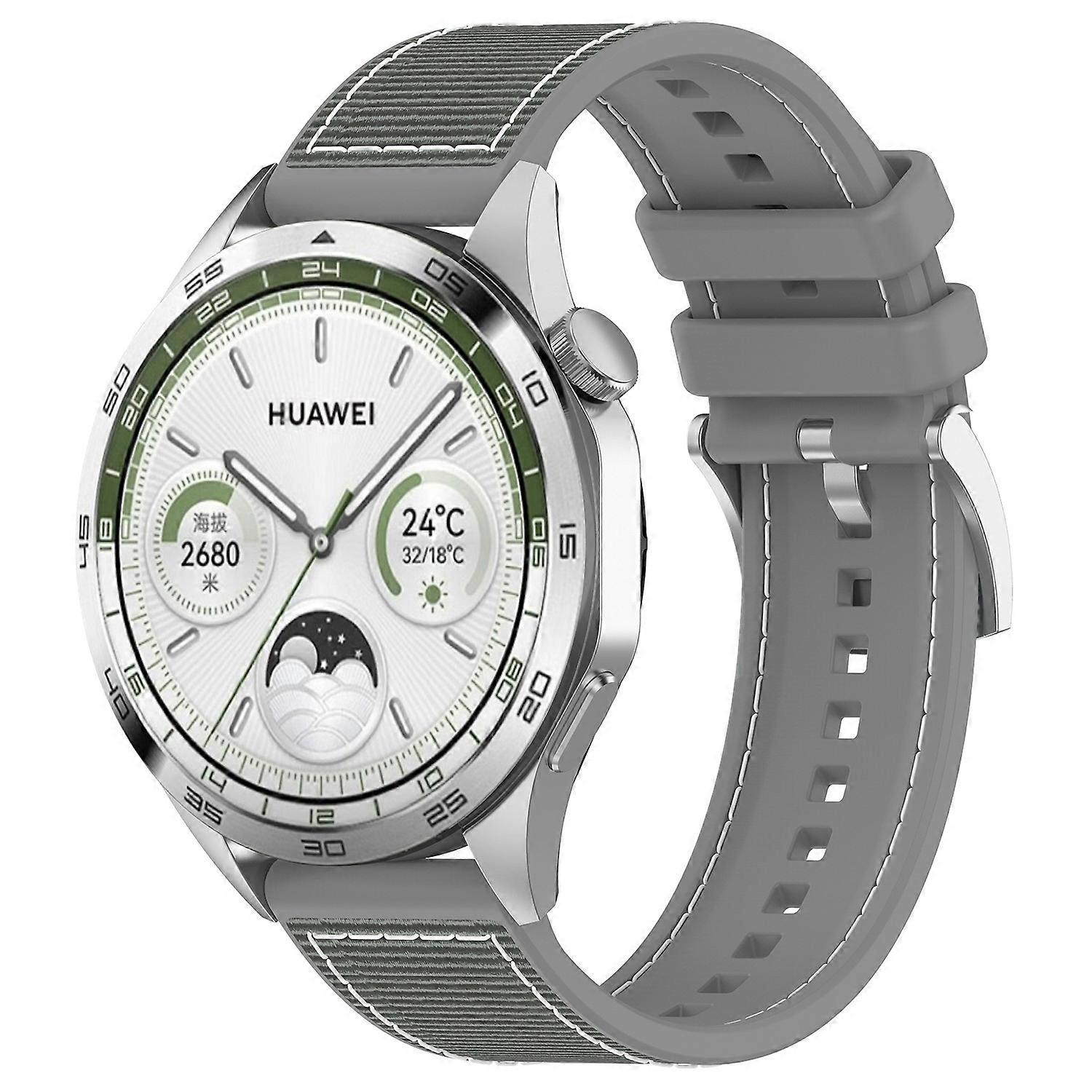 Hybrid Nylon Braid Silicone Strap 22mm