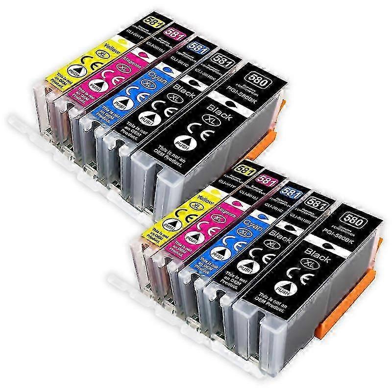 Compatible For Canon 580xl 581 Xl Pgi-580 Cli-581 Ink Cartridge For Canon Pixma Ts9550 Ts9551 Ts705 Ts9551c Ts6150 Printer