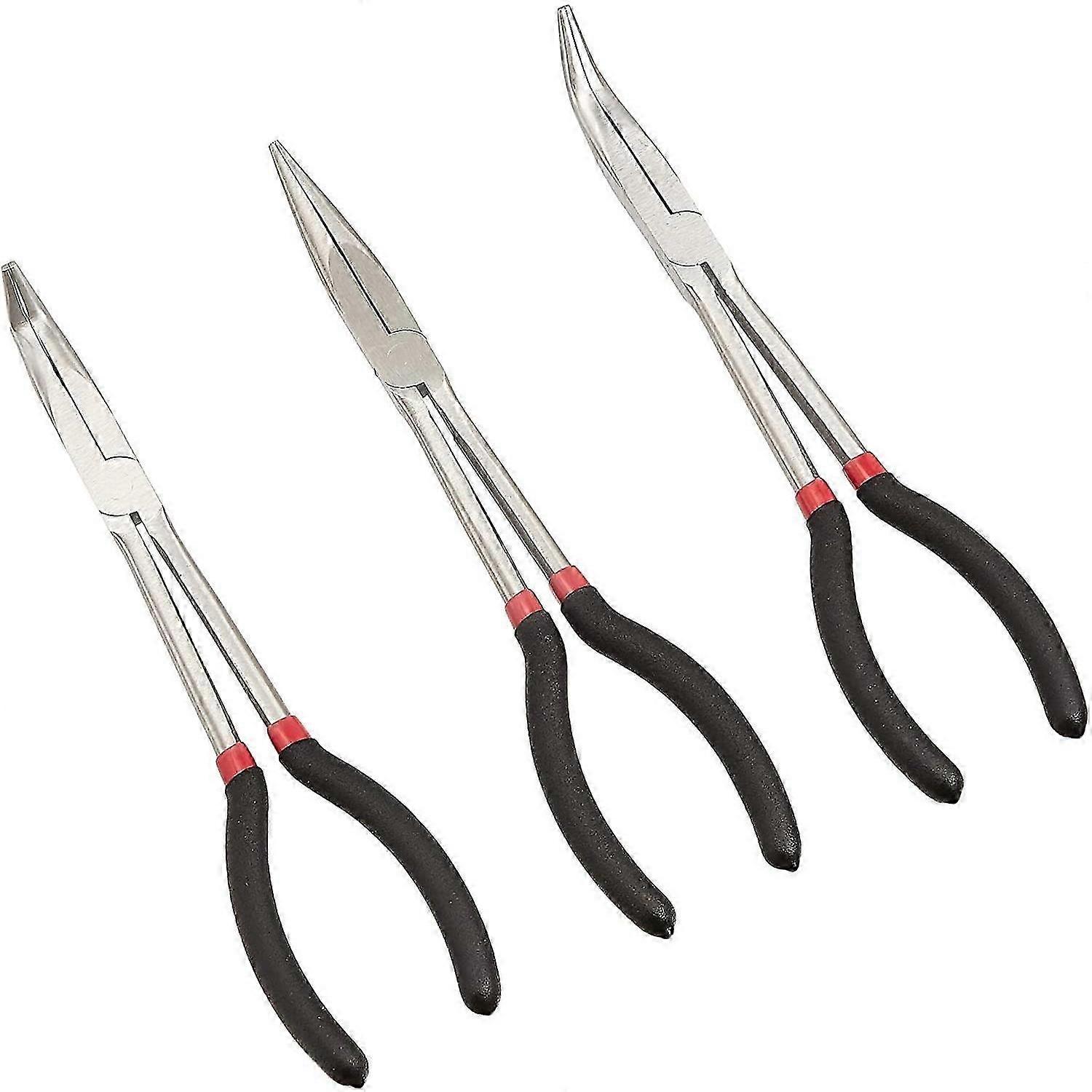 Long Reach Pliers Set - 3-Piece