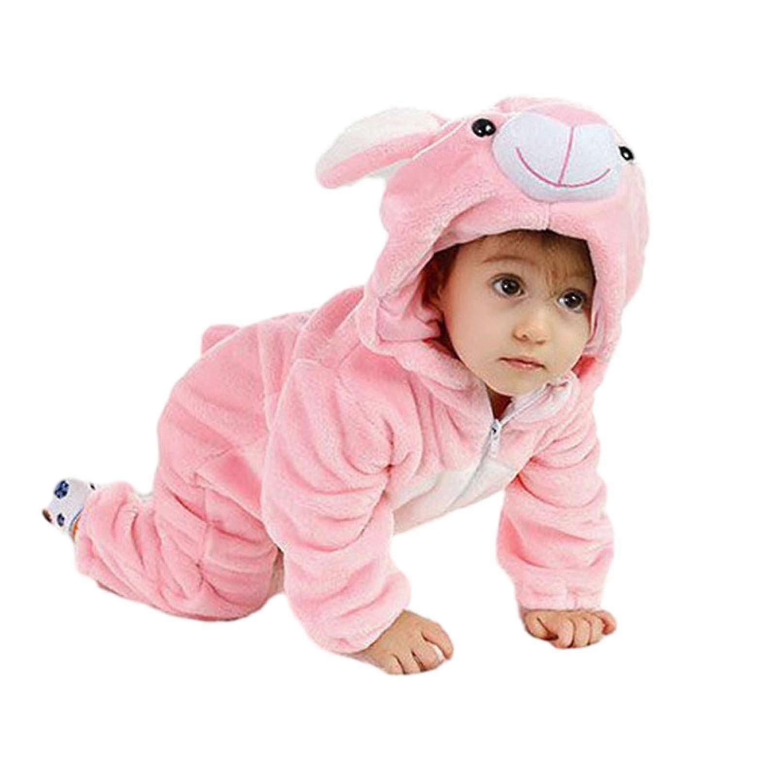 Tecknad Djur Form Pyjamas Unik Form Lös Långärmad Nattskjorta För Sovrum