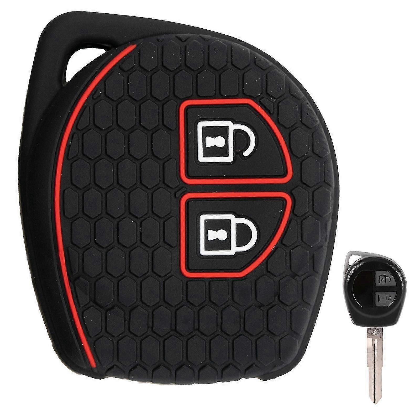 Auto Remote Key Case For Suzuki Swift Liana Aerio Jimny Samurai Amagatarai Grand Vitara Engines Only 2 Button Silicone Key Cover