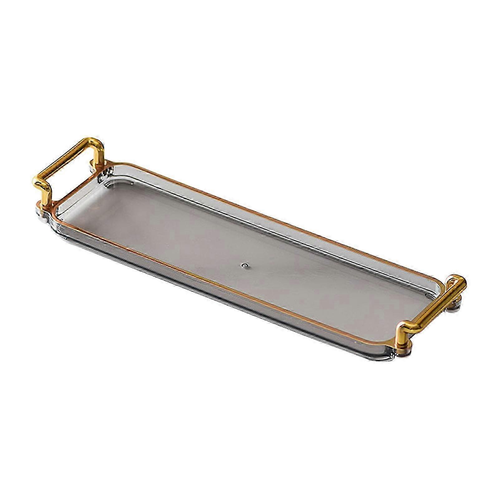 2025 Rectangular Serving Platters Breakfast Plate Platter with Handles Dessert Tray