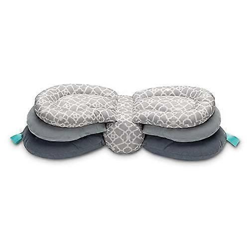 Cushion Breastfeeding Baby Pillow Adjustable Layered Multifunctional Grey Model A Cushion Type For Nursing