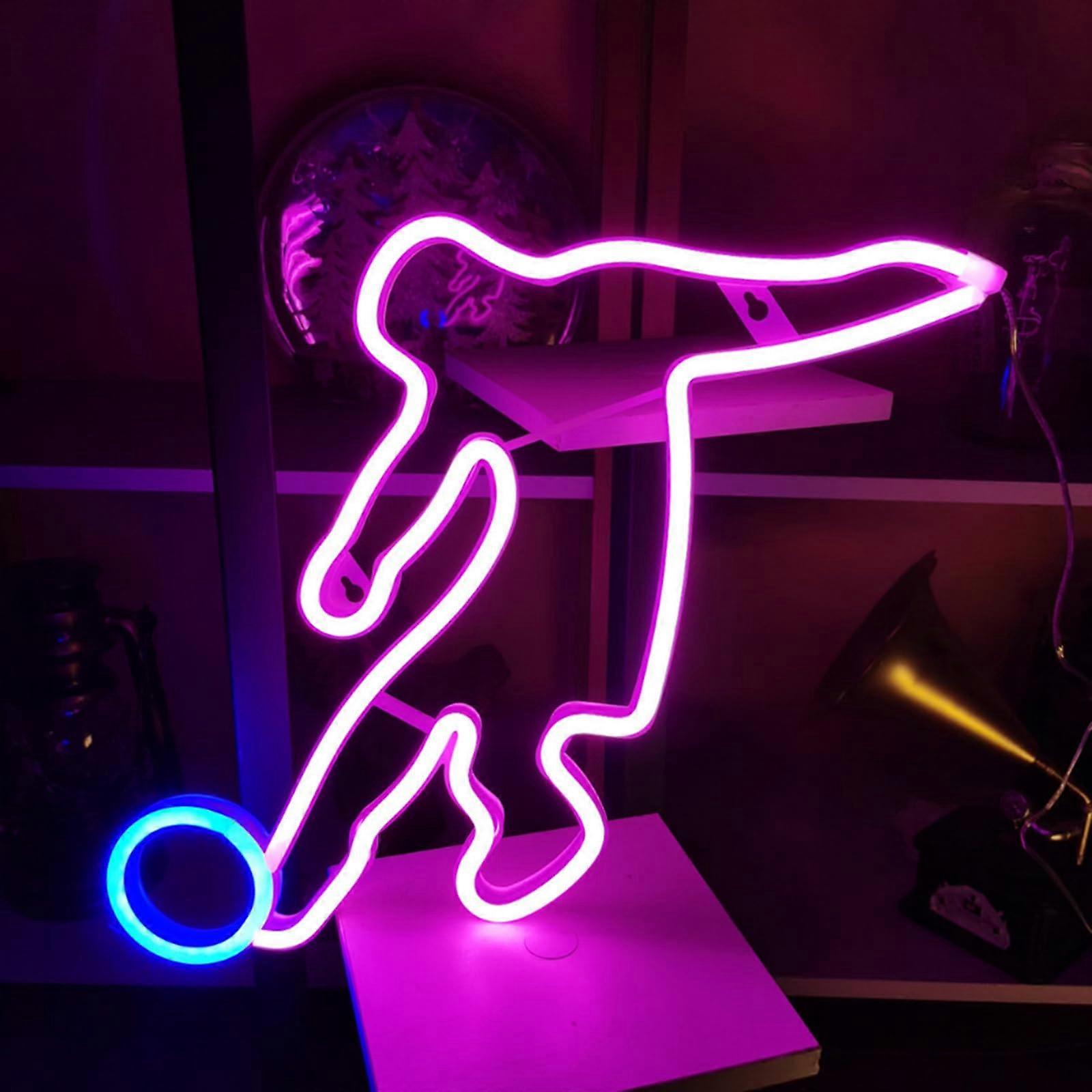 Neon Light Sign Football Neon Sign For Wall Decor Bar Room Party Decoration Birthday Gift Boys Bedroom