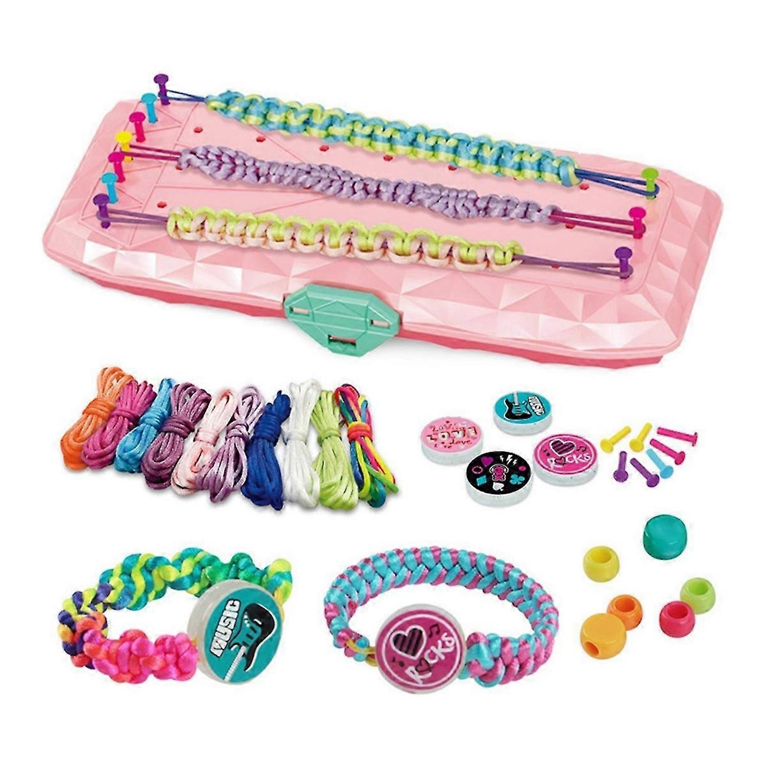 DIY Friendship Bracelet String Making Kit, for Girls, Bracelets Maker