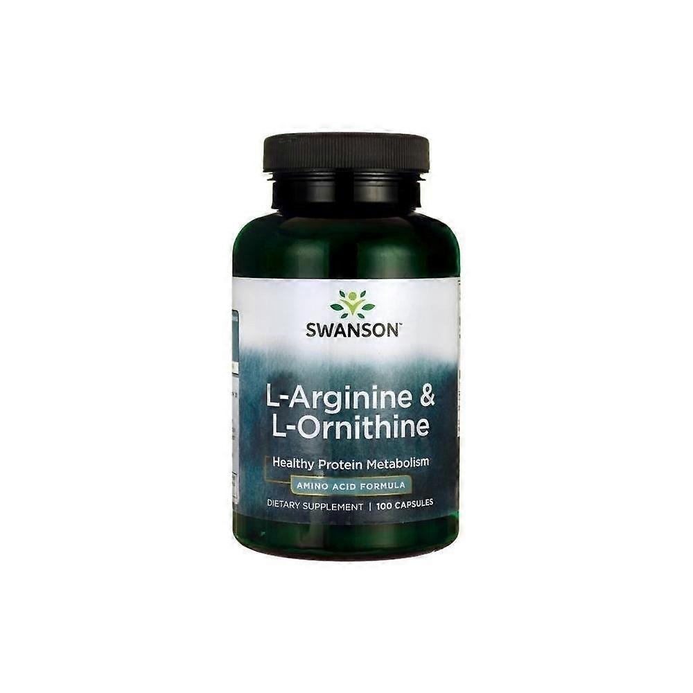 Swanson Larginine Amp Lornithine 100 Caps BI7652