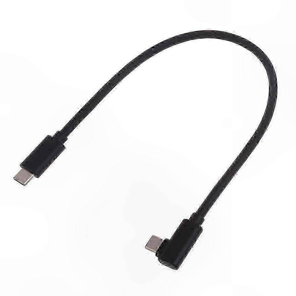USB C to USB C Fast Charging Cable, Type C Cord for Phones and Tablets, Straight and Right Angle Design