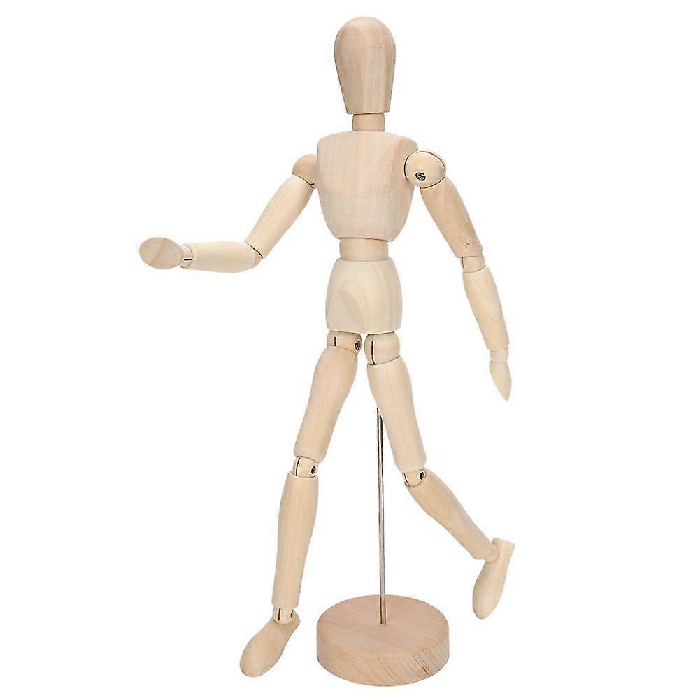 Wooden Human Figure Model Toy Movable Limbs Puppet Art Sketch Models Home Decoration