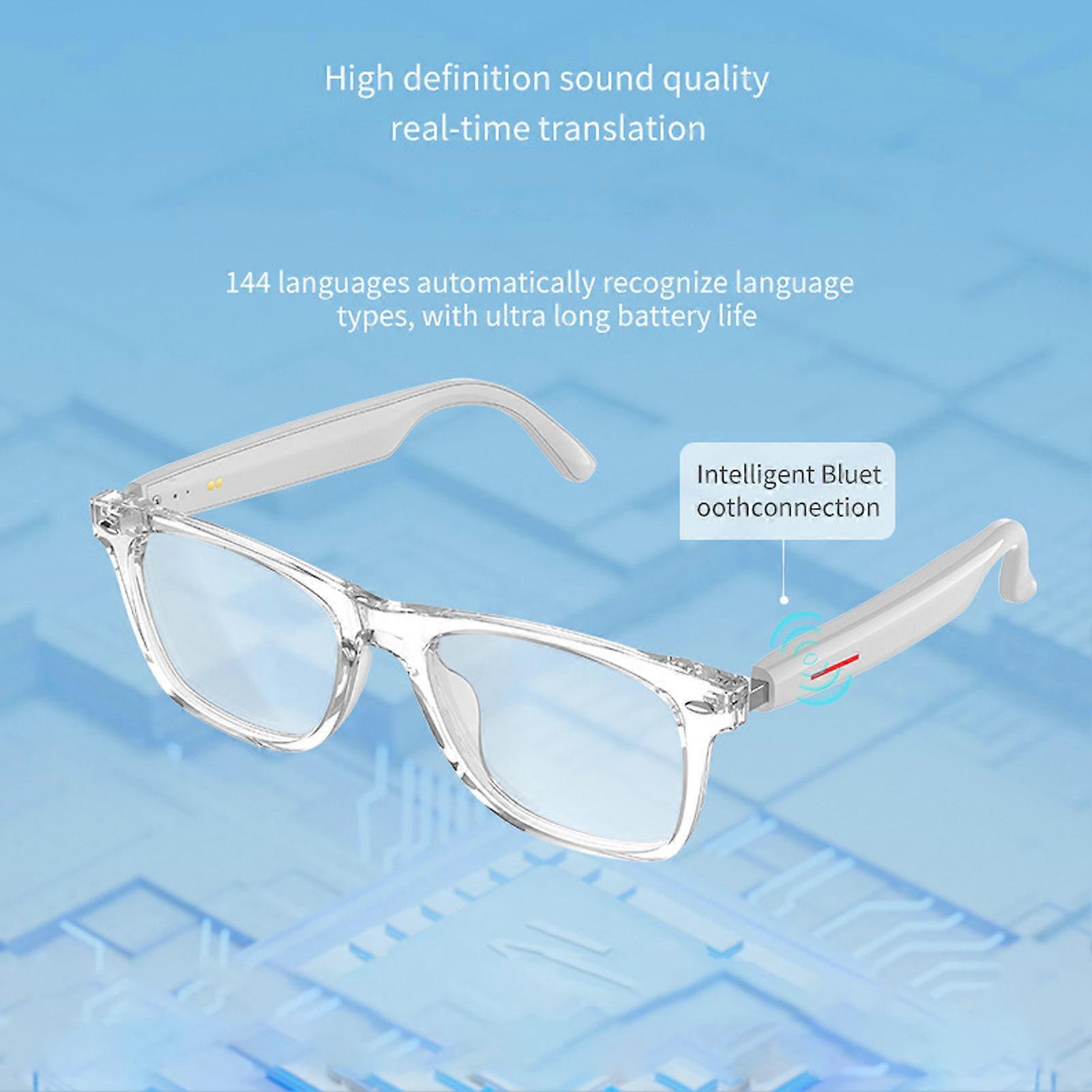 Smart Translator Glasses - AR Language Portable Traduction Des