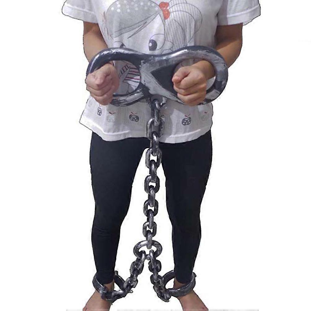 Costume Decoration Halloween Plastic Chains For Halloween Parties And Role Play Approx. 110cm Chain Shape 1Set
