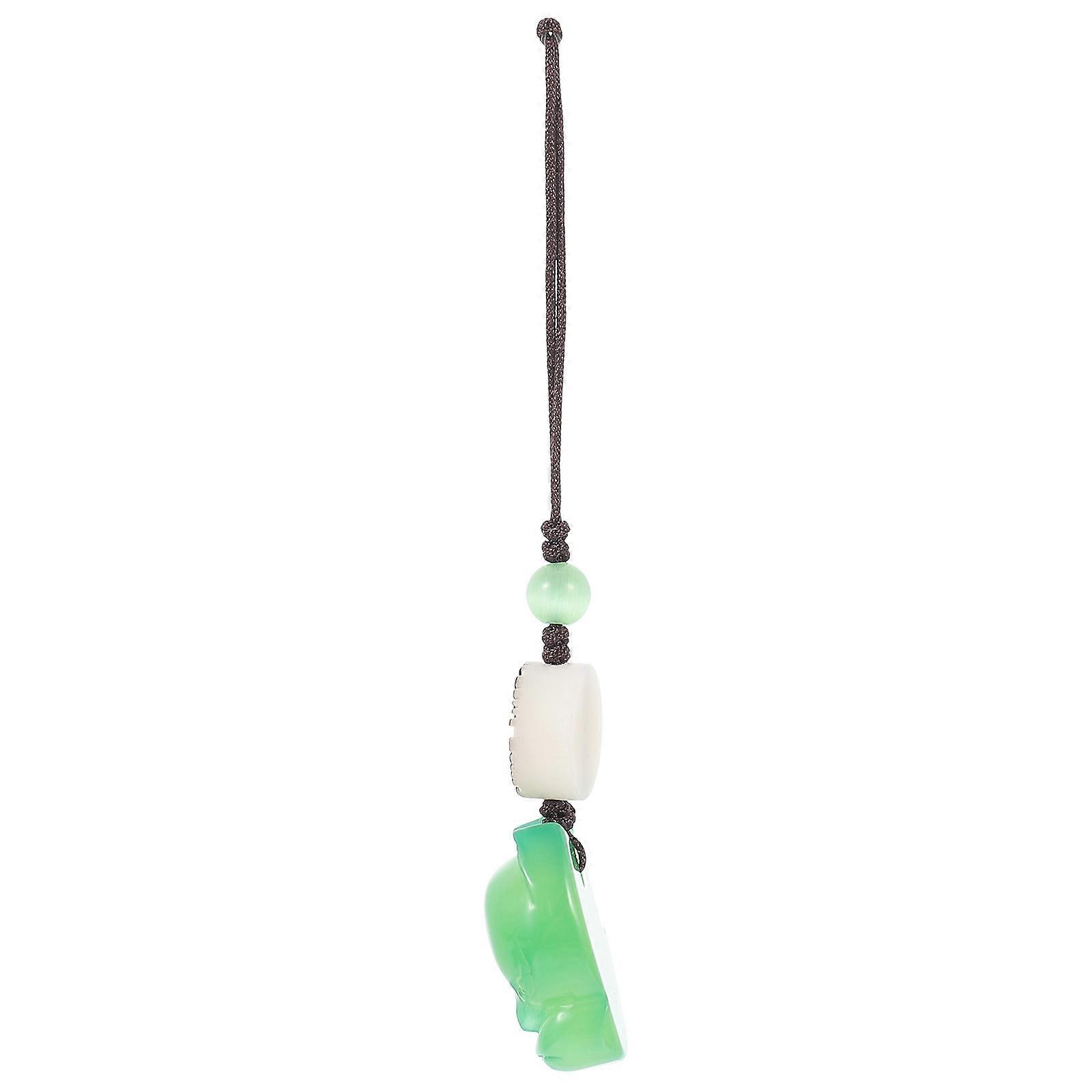 Green Fox-Shaped Phone Pendant for Decoration Unique Phone Chain Accessory