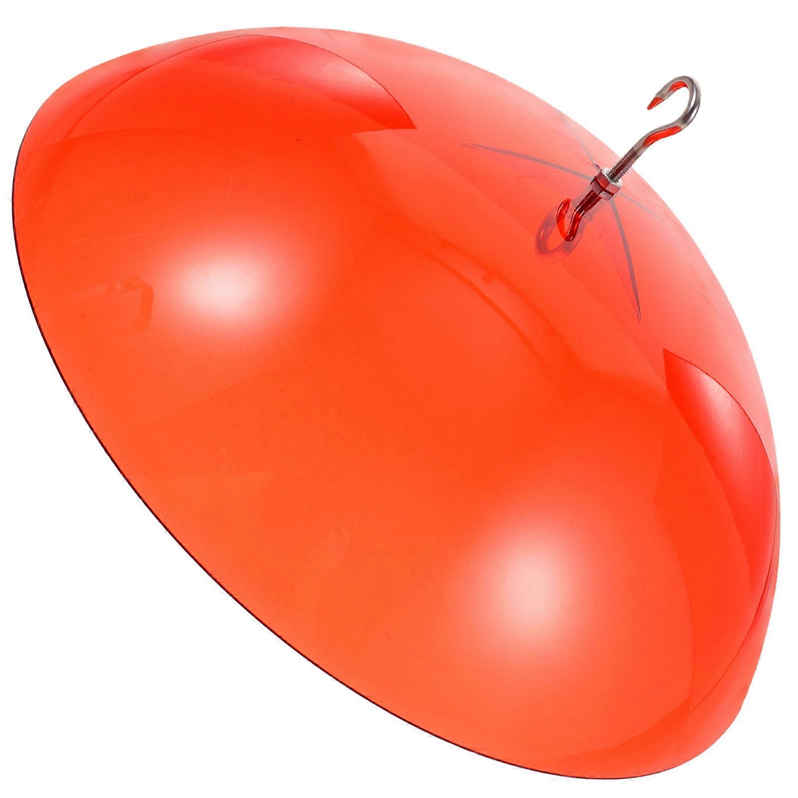 Protective Bird Feeder Dome for Hanging Bird Feeder Cover Red