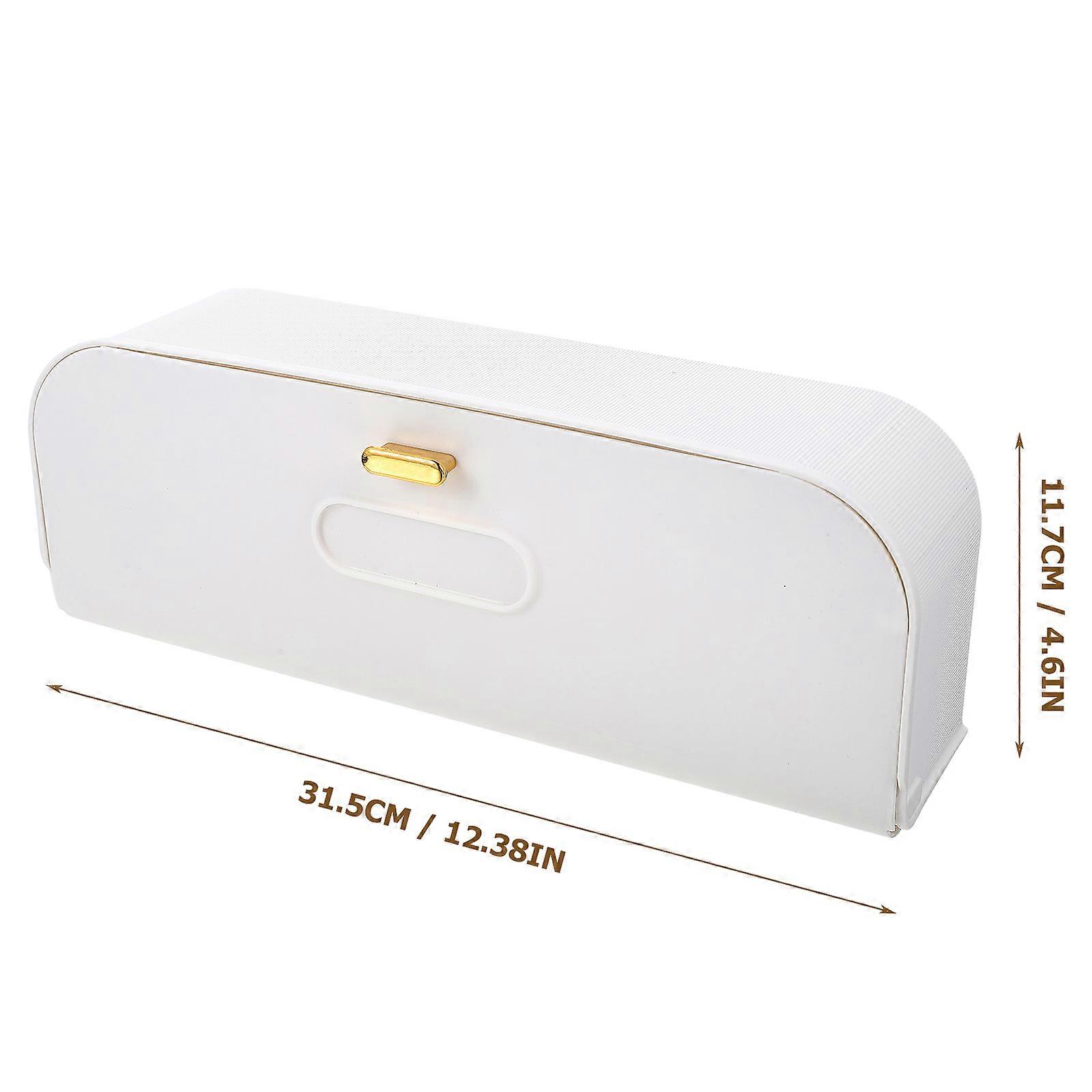 Hanging Underwear Organizer for Home Use 2Pcs White Wall-Mounted Storage