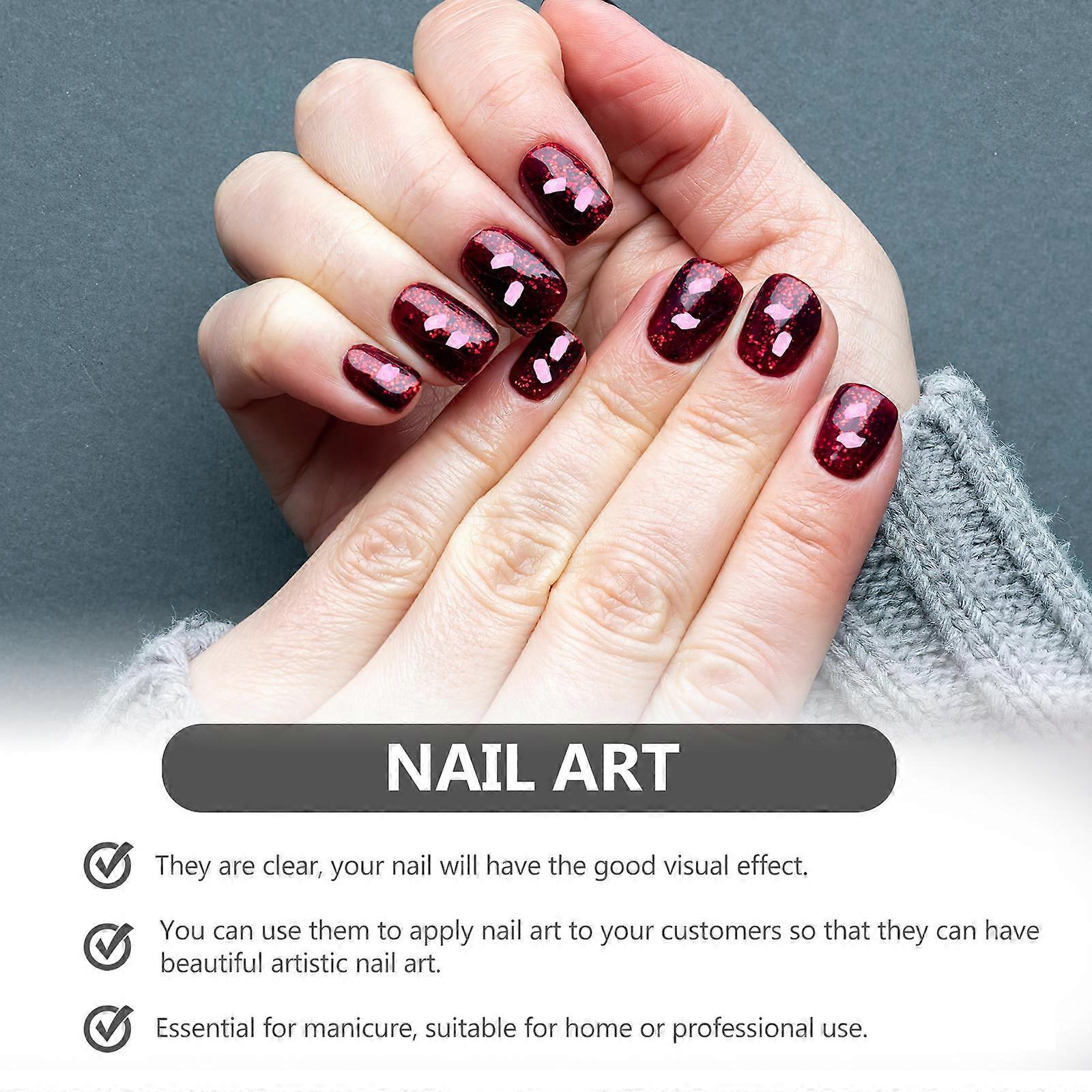 Lavender Irregular Nail Charms Suishi for Decoration 1 Bag