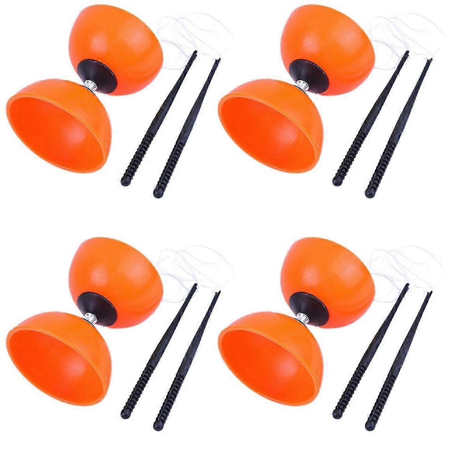 Double-Headed Shaking Rod Diabolo orange