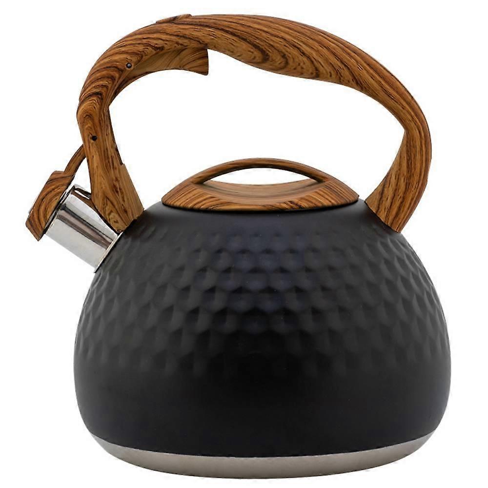 2.8L Whistle Kettle, Black Hammer Pattern Gas Universal Whistle Kettle