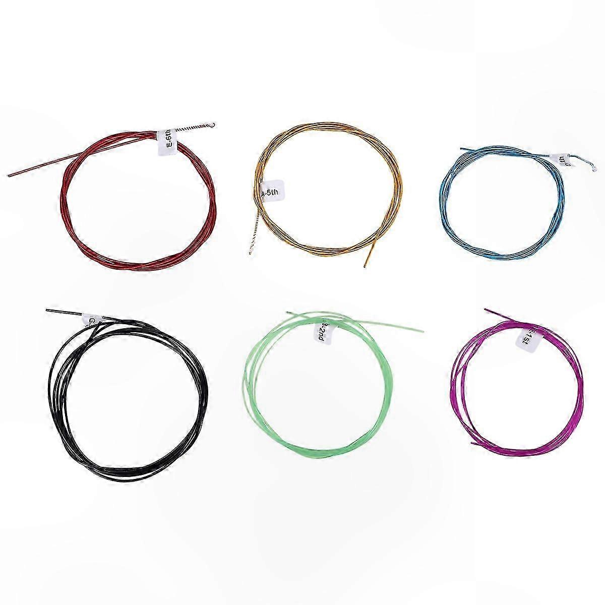 A107C Colorful Nylon Guitar Strings - Vibrant & Durable for Acoustic & Classical Guitars