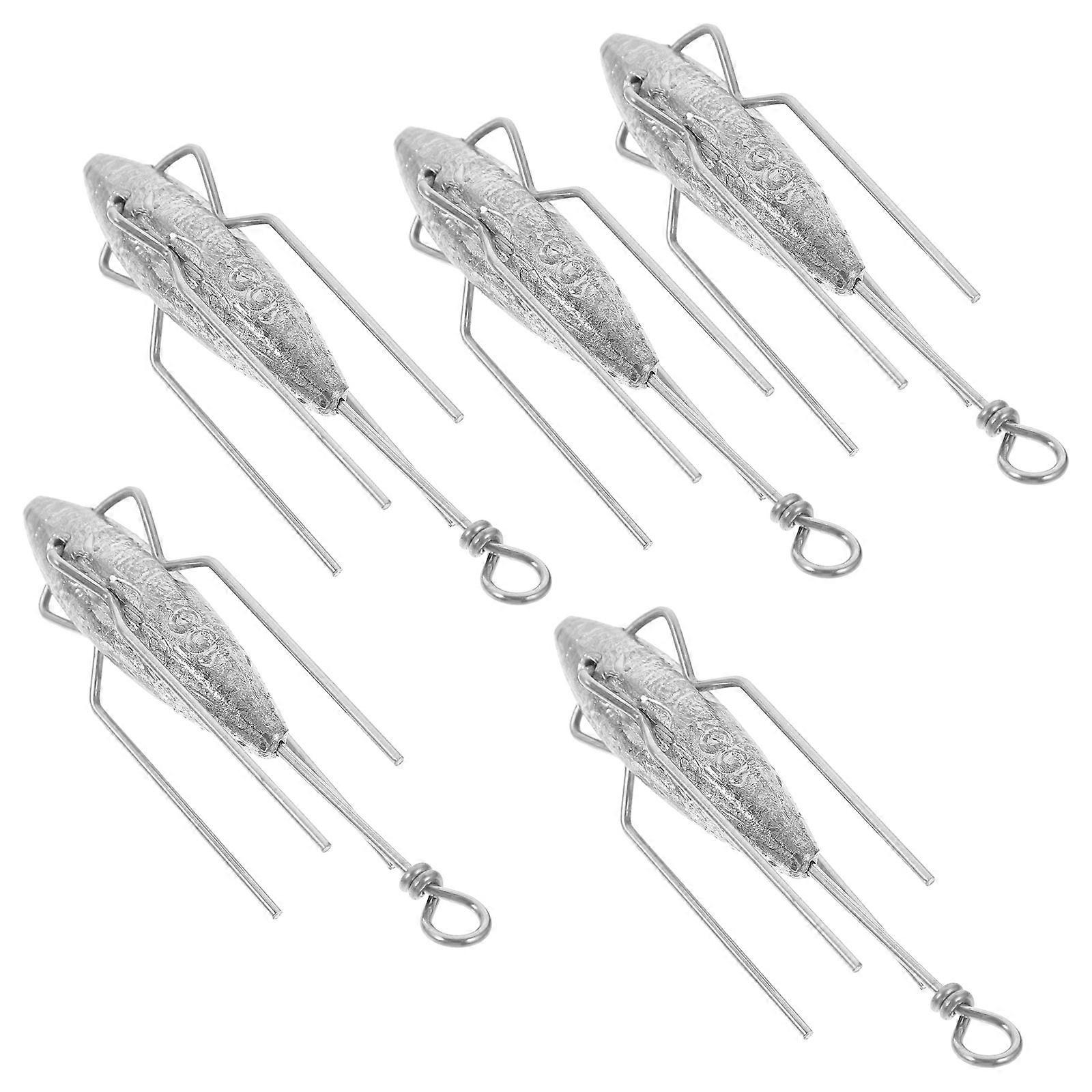 Silver Fishing Drop for Fishing 5Pcs Set