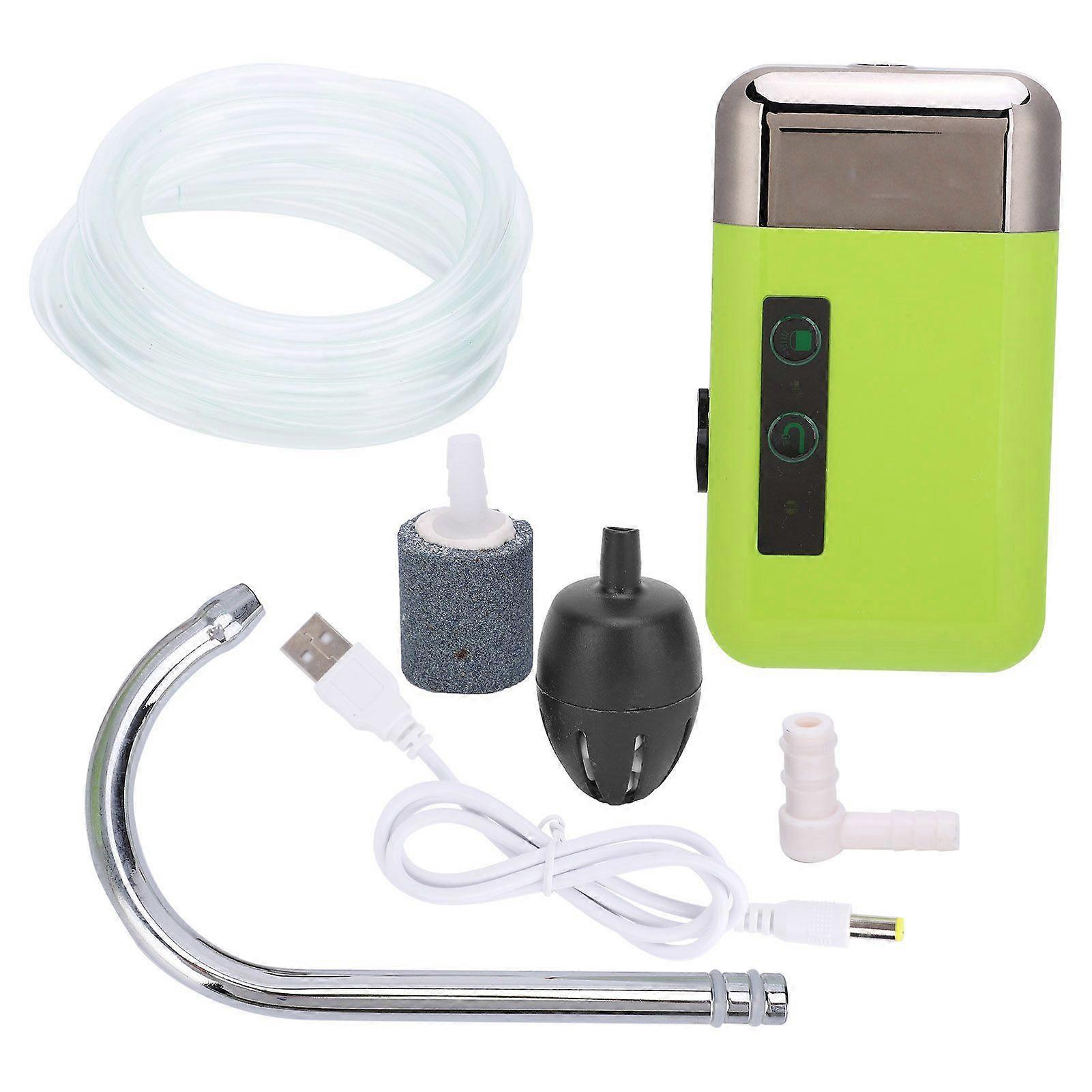 Oxygen Pump Sensing Pumping Water 3 Modes with LED Light for Fishing Hands Washing 210