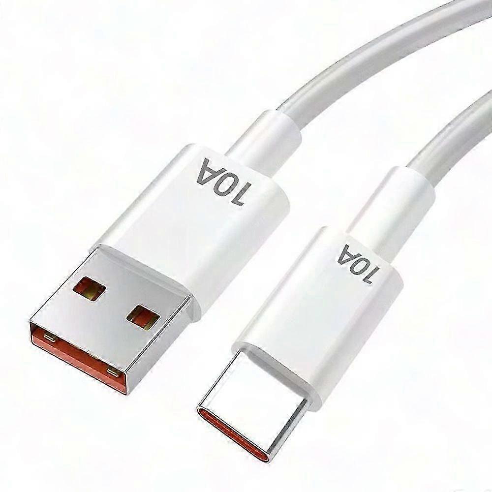 10A 120W Fast Charging USB-C Cable for OnePlus Realme Phones, Type-C to USB-A Data Cord