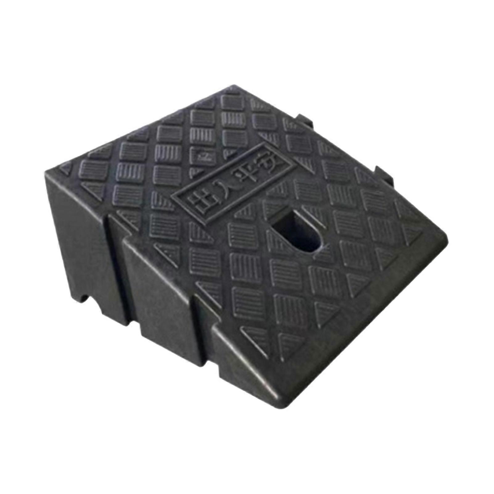 Πλαστικές αντιολισθητικές φορητές ράμπες κράσπεδου για όλες τις ανάγκες ράμπας Φορητές ελαφριές ράμπες κράσπεδου μαύρες