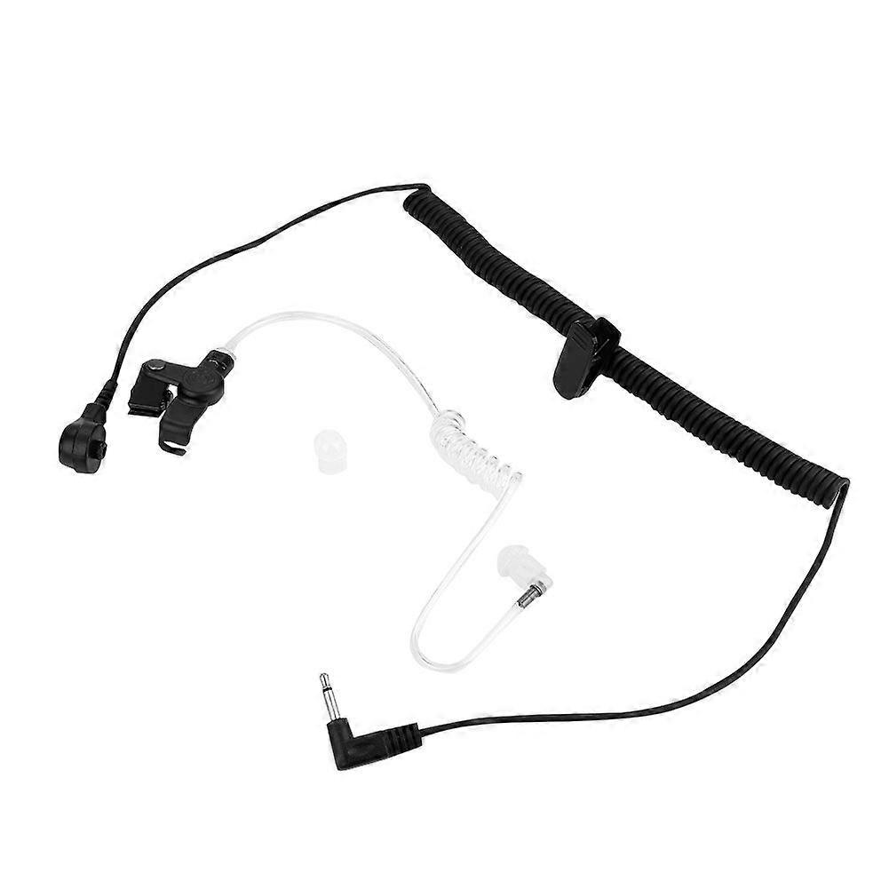 3.5mm M Head Convert Acoustic Tube Earpiece EAr hook Walkie Talkie Two way Radio Listen Only