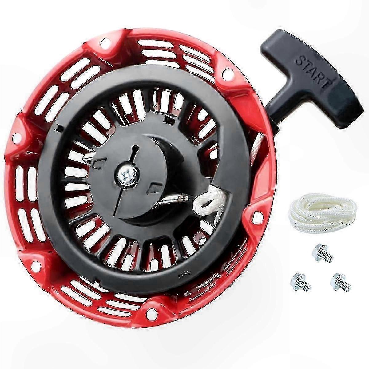 Starter Assembly with Curved Rod Pawl for 5.5-6.5HP Engines-Compatible with Various Small Engines