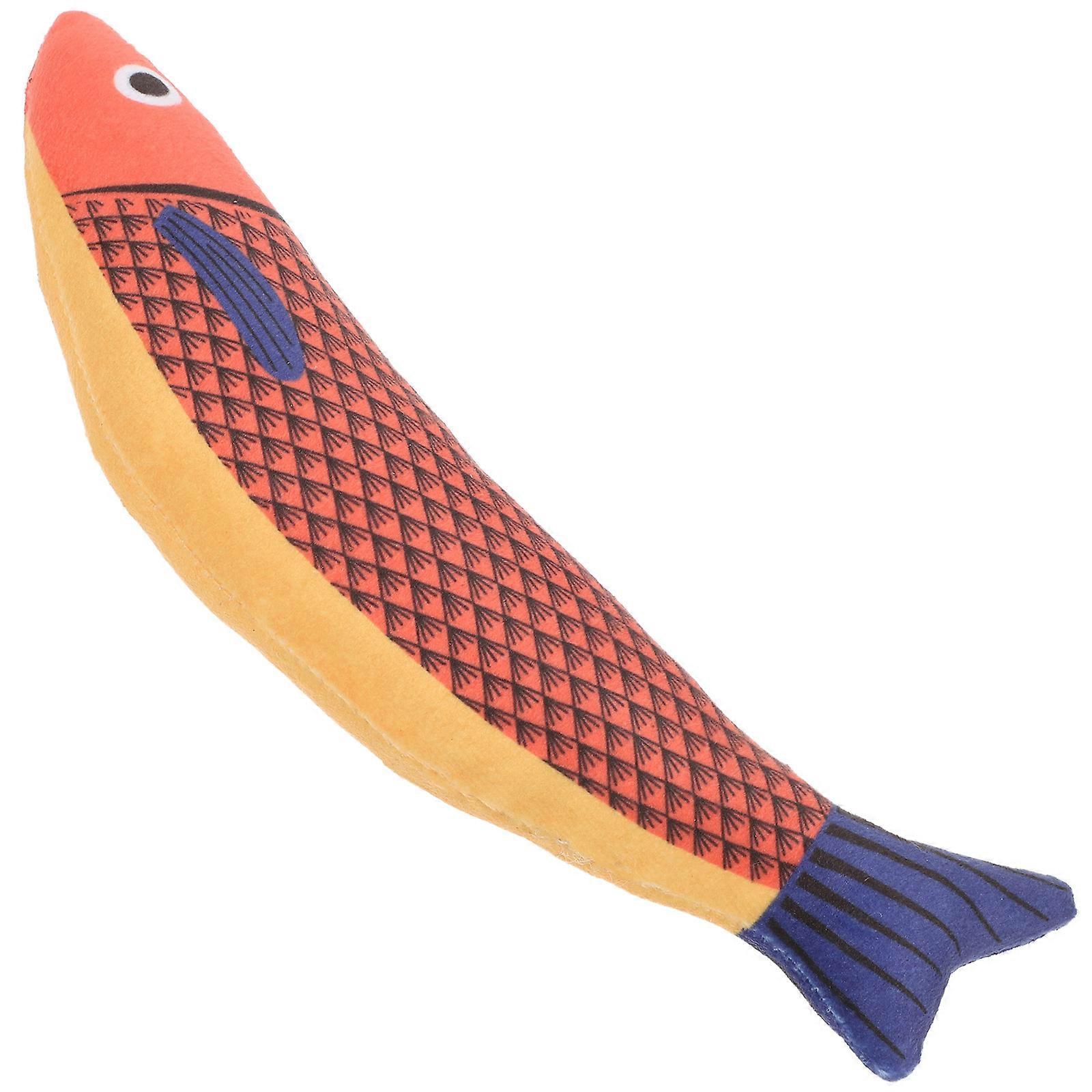 3Pcs Catnip Infused Fish Shaped Plush Toy For Kittens And Cats Suitable For Indoor Outdoor Play
