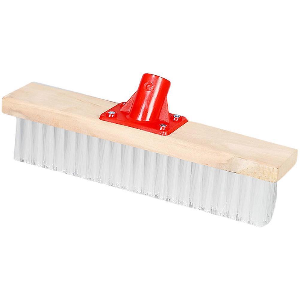 Deck Scrub Brush For Household Users Bathroom Cleaning Hard Bristles 15X2.4X1.8in Wide Cleaning Coverage 1Set