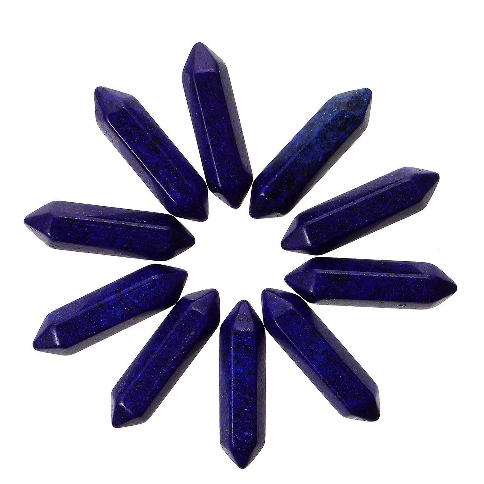 Portable Tiger's-Eye Pillars Multi-Function Stones for Meditation 20Pcs