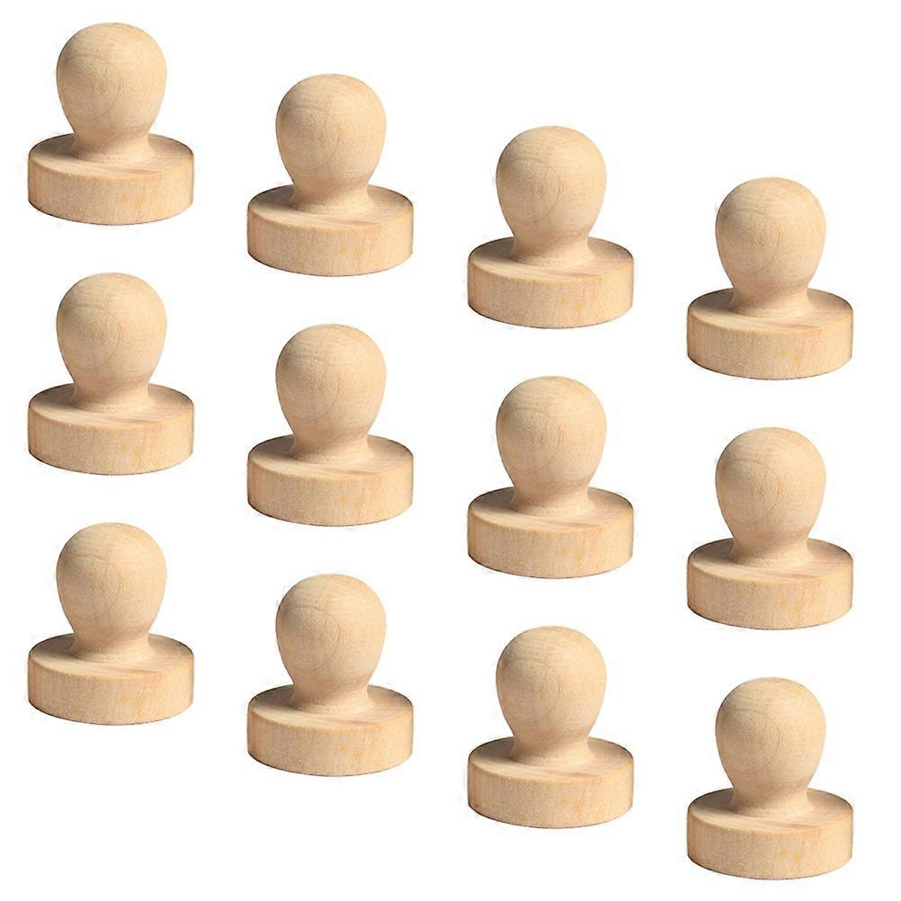 Wooden Wax Seal Stamp Handle Replacement for Seal Stamp 48Pcs Set