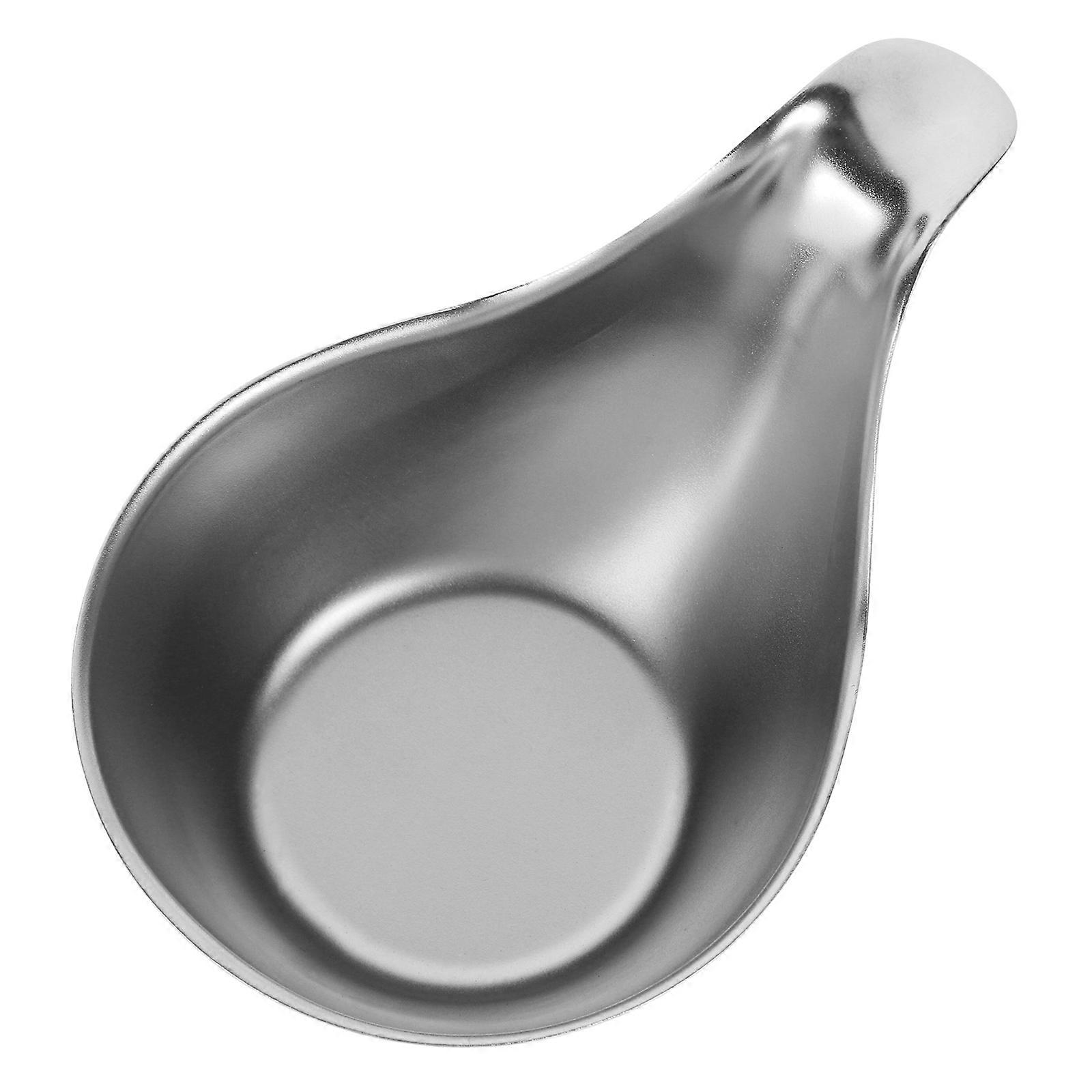 Sauce Container Stainless Steel for Condiments 2Pcs Silver Handle