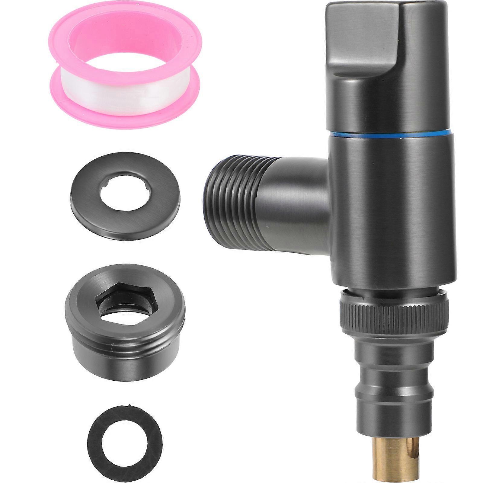 Washing Machine Faucet Accessory Multi-functional Use For Kitchen And Bathroom 4Pcs Grey