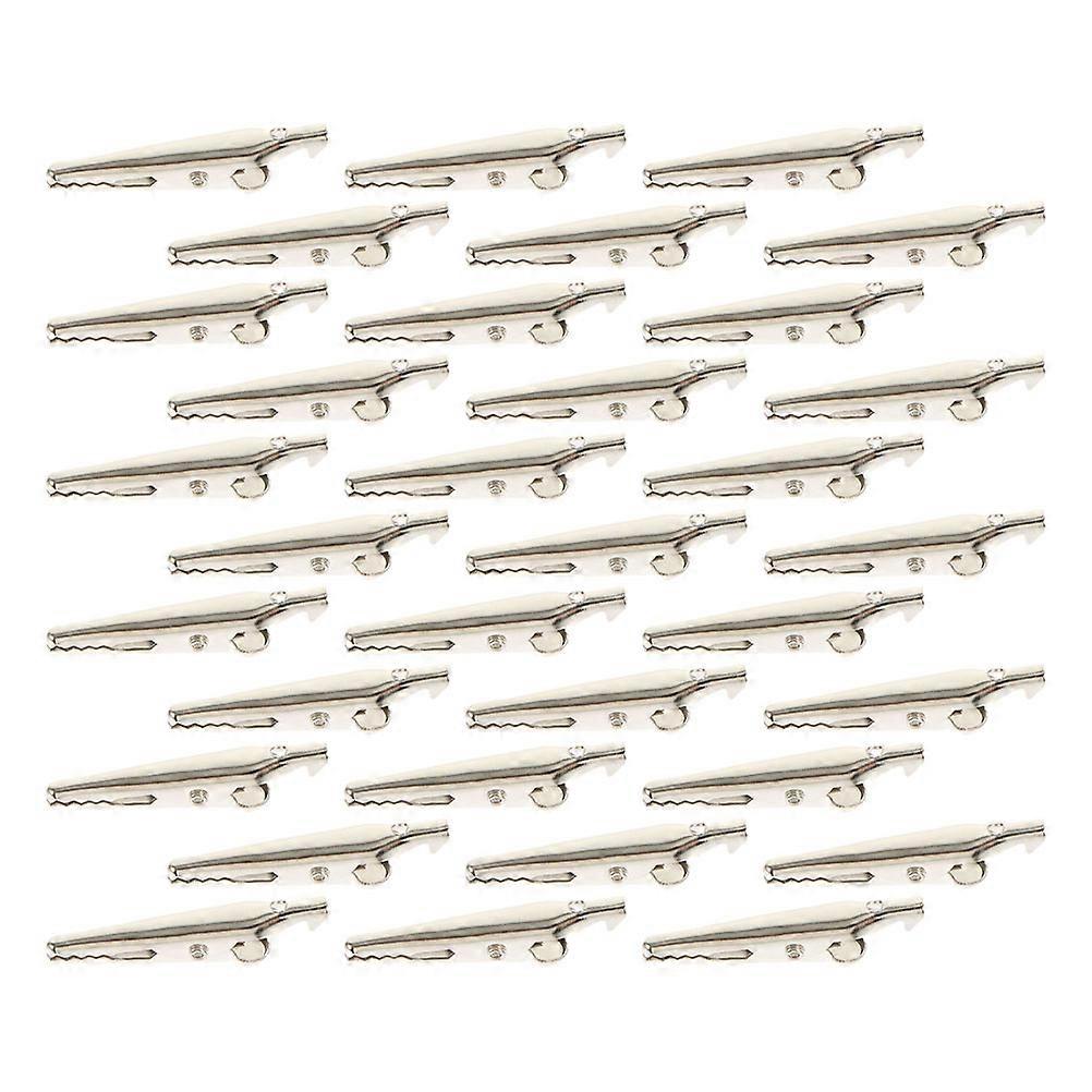 Multi-Use Iron Electric Clip Clamp for Test Lines 100 Pieces