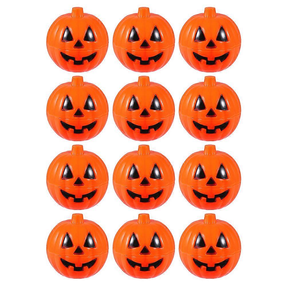 Halloween Candy Holder Pumpkin Candy Jar for 36Pcs
