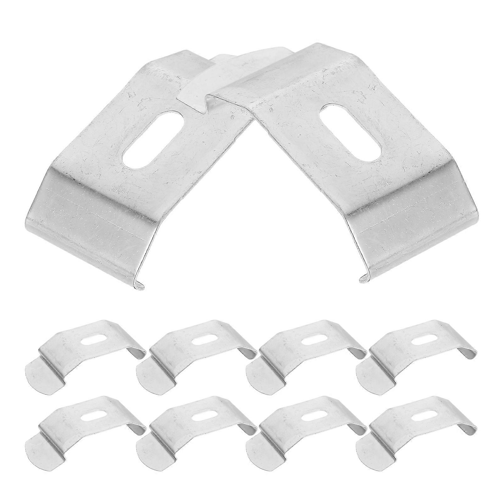 Roman Blind Mounting Brackets Silver for Vertical Fixation 30Pcs Window Accessories