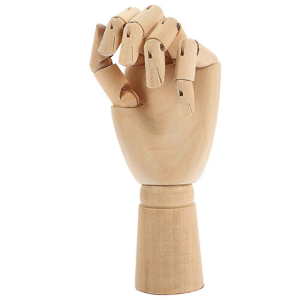 Flexible Joint Hand Model Wooden for Drawing Use 4Pcs Set