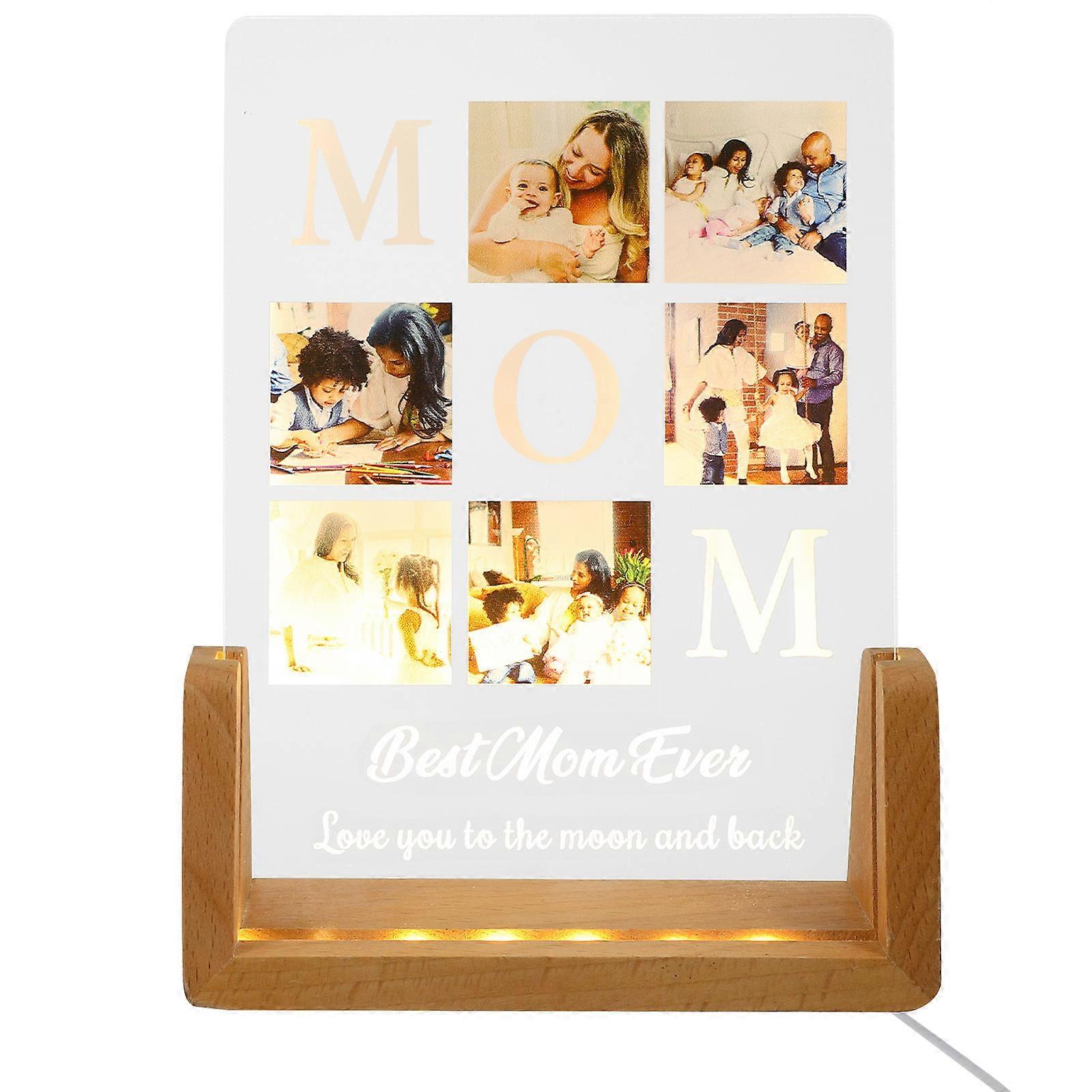 Bedroom Desk Night Lamp for Home Use 2Pcs Mother's Day Themed Decorative Lamp