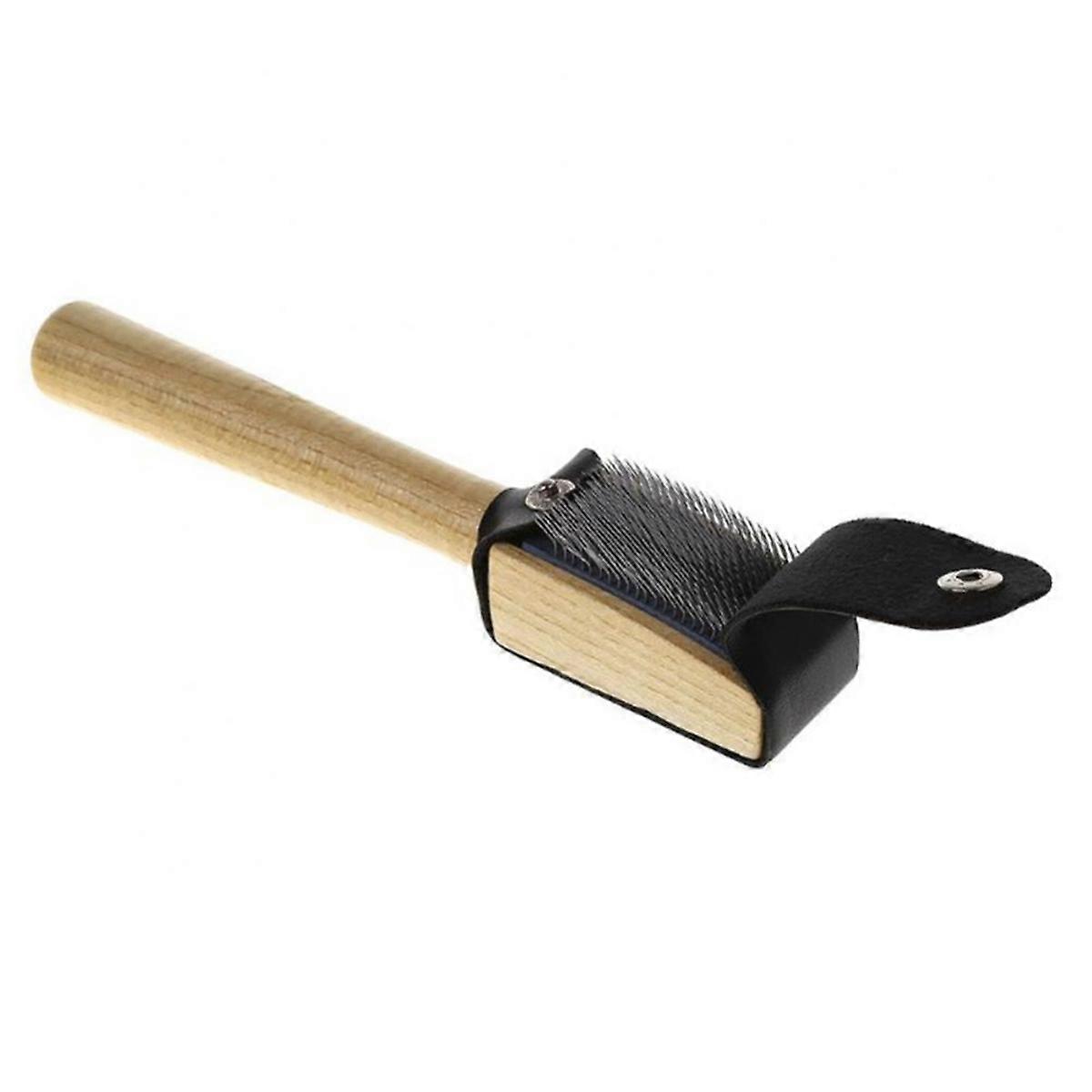 Brosse de nettoyage pour semelles en daim et bois, pour chaussures de danse