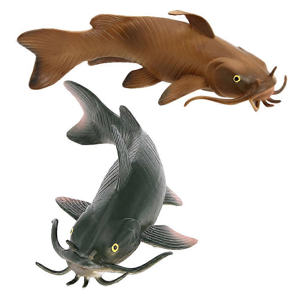 Simulation Fish Figurines Plastic Fish Models for Kids Play Toy 8Pcs