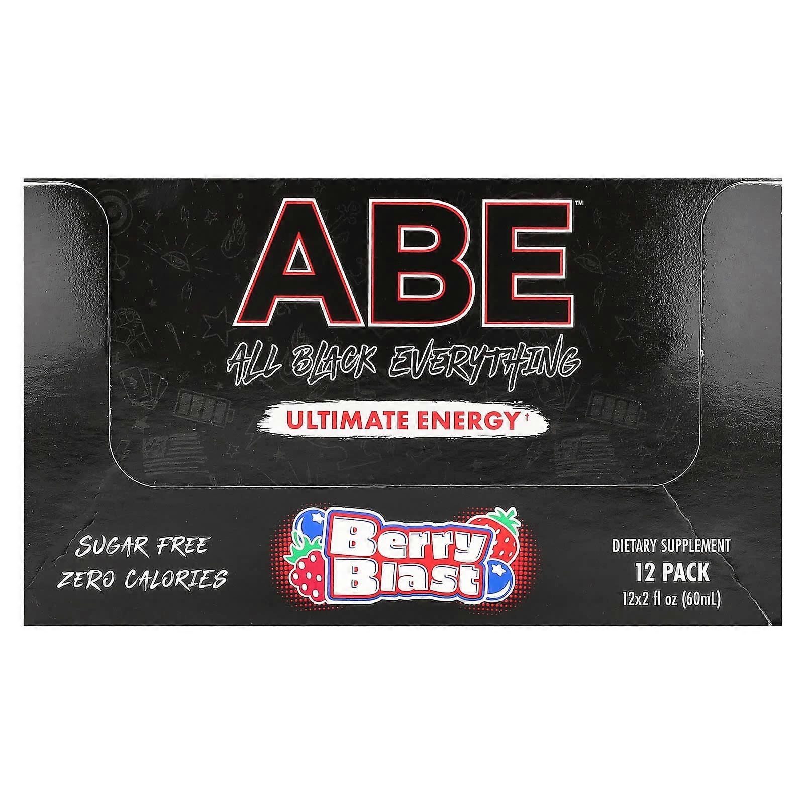 Ultimate Energy, Berry Blast , 12 Pack, 2 fl oz (60 ml) Each